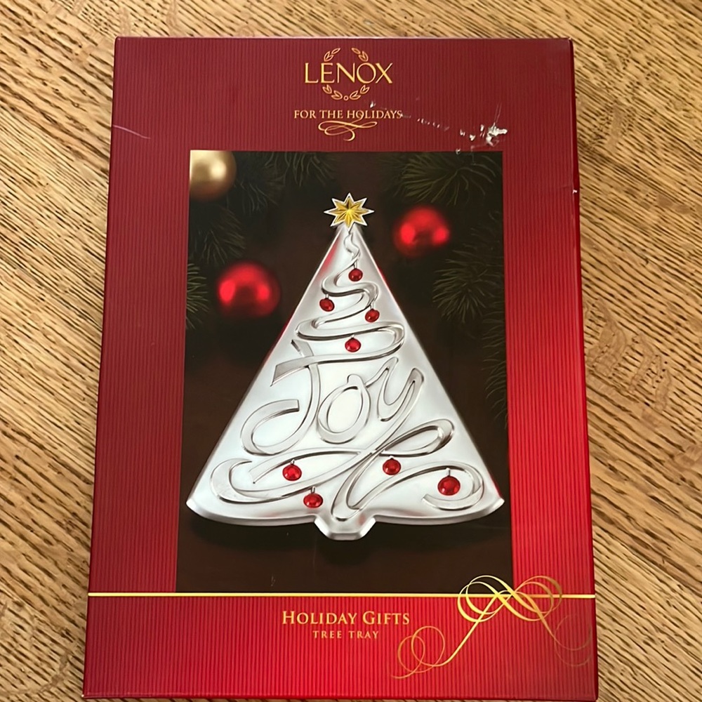 Lenox Christmas Tree Tray